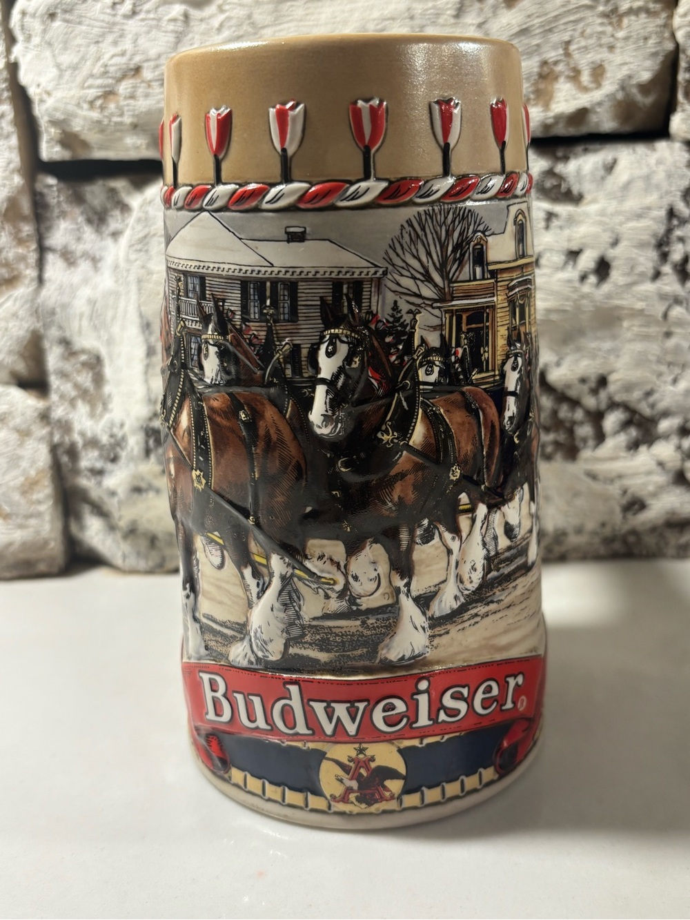 1986 Budweiser Ceramic Beer Stein